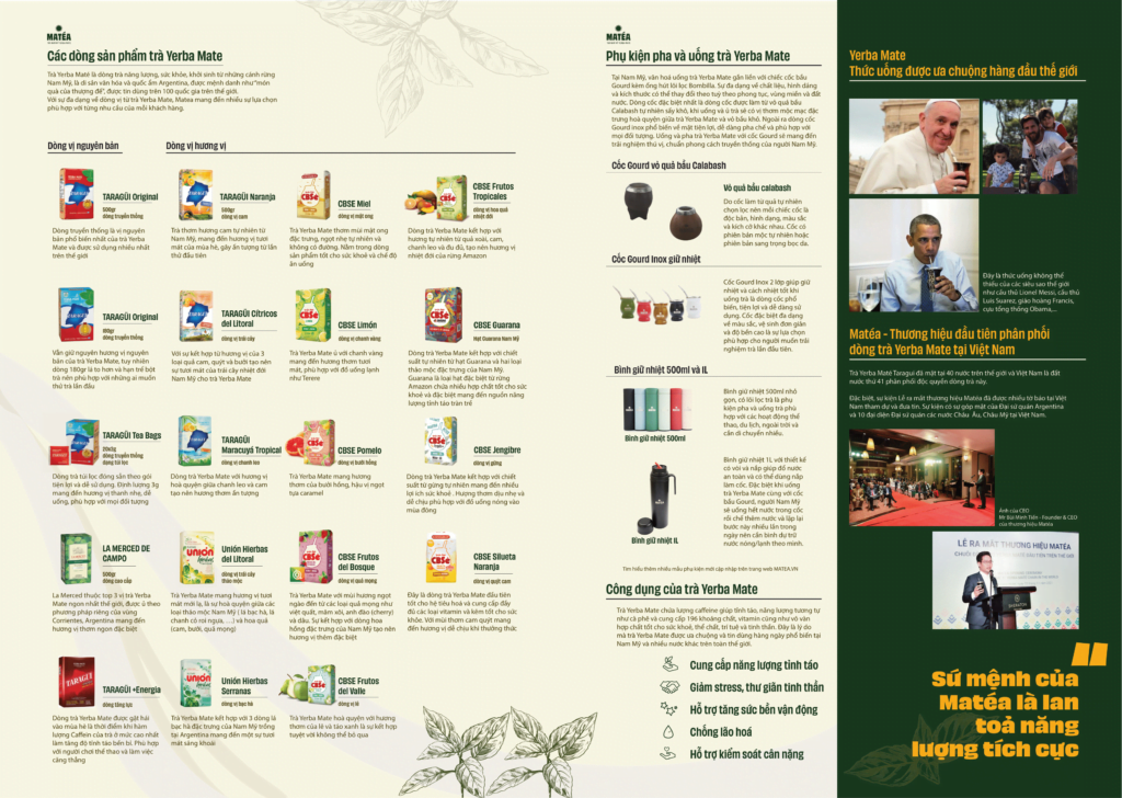 Các dòng trả Yerba Mate