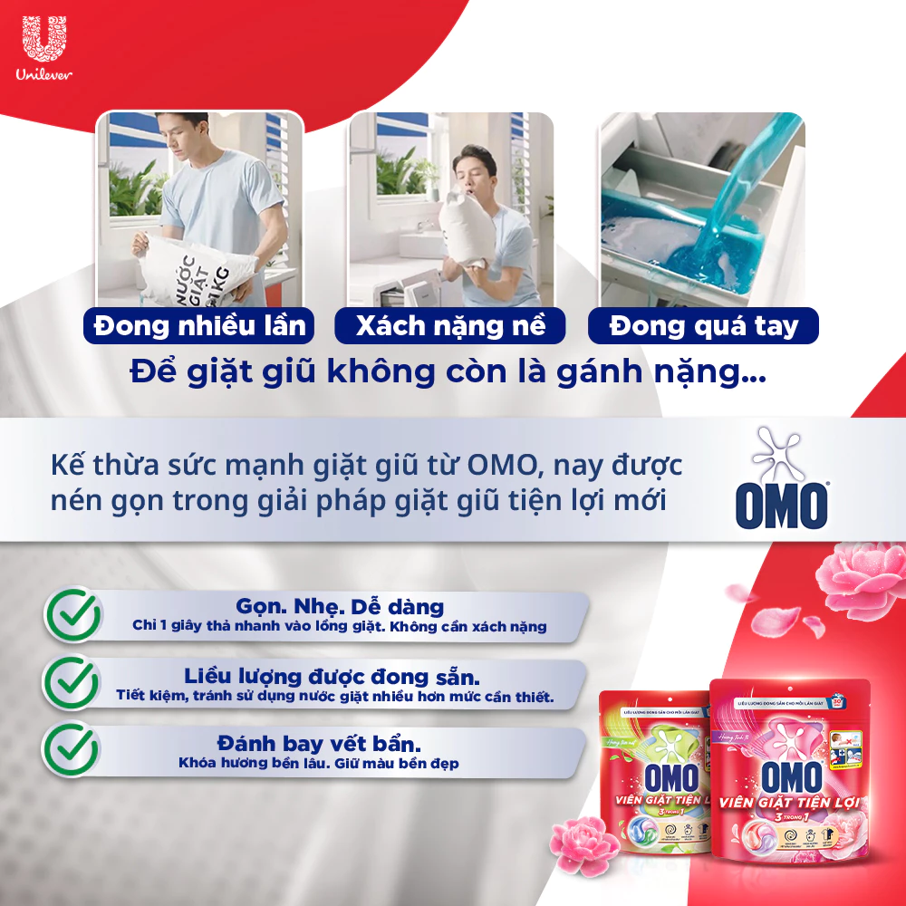 Omo 3 trong 1