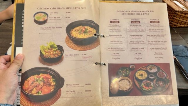 Menu Cơm Nhà