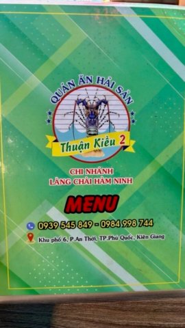 Menu Thuận Kiều 2