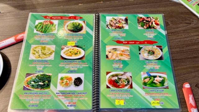 Menu Thuận Kiều 2