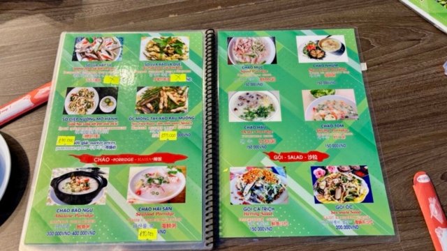 Menu Thuận Kiều 2