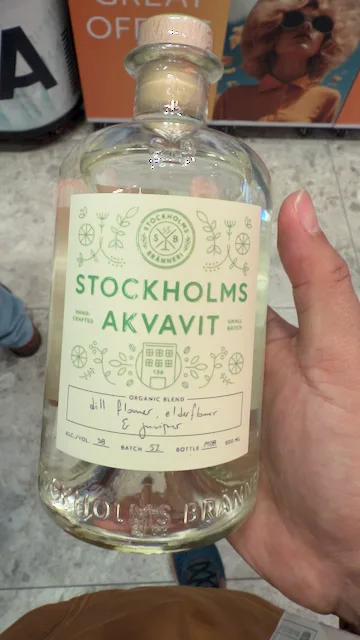 Rượu Akvavit của Thụy Điển