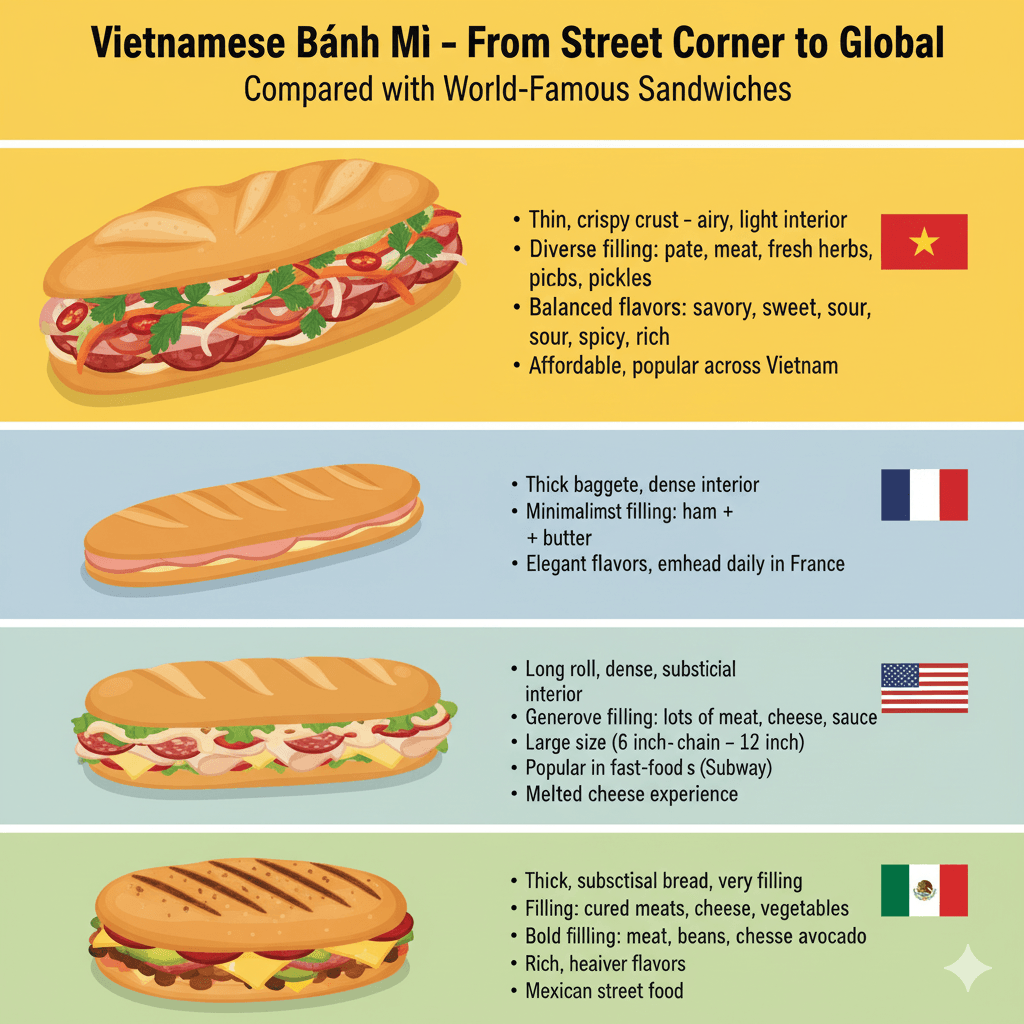 Bánh mì Việt Nam và thế giới