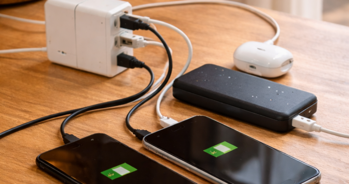 Sạc đa cổng cho du lịch & gia đình – gọn nhẹ, sạc nhanh, đủ thiết bị