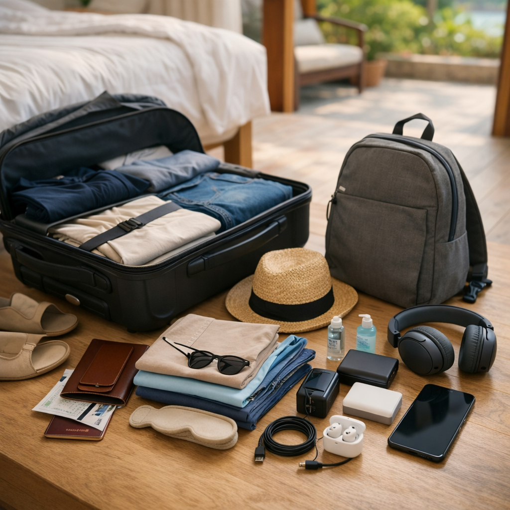 Những món đồ nên mang theo khi đi du lịch & nghỉ dưỡng 2026