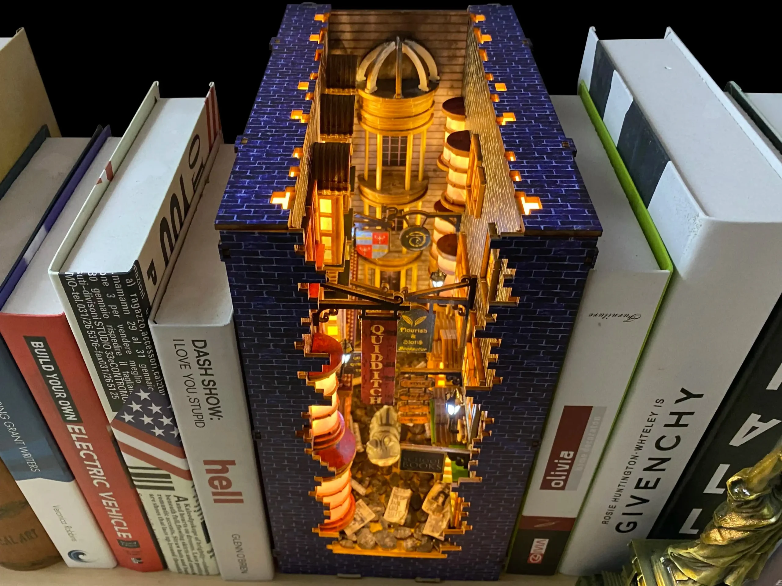 Mô hình DIY đặt trong không gian khô ráo và được che chắn khỏi bụi