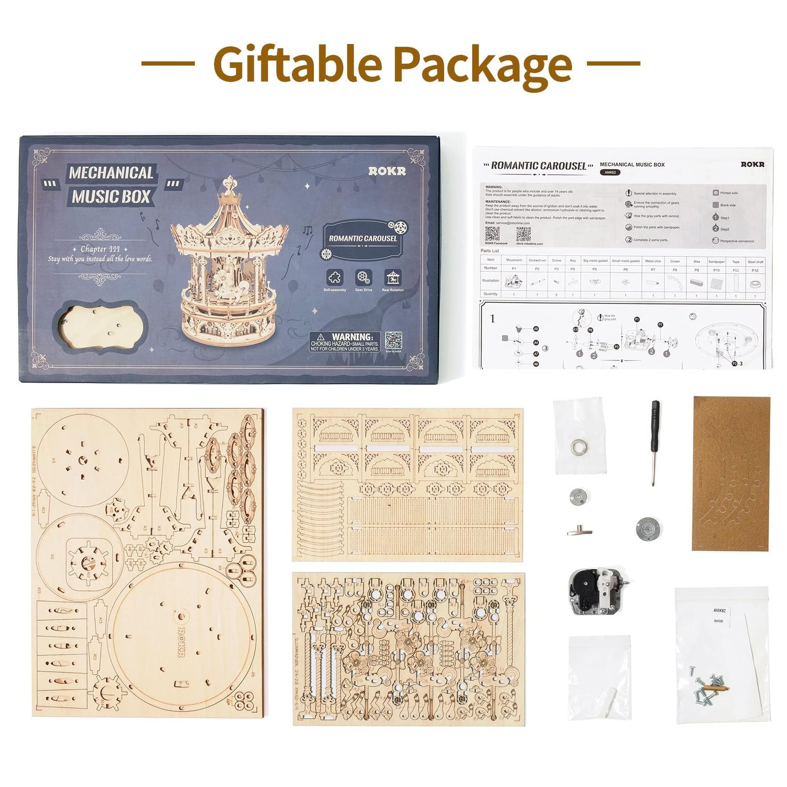 Các mô hình DIY thuộc nhiều mức giá khác nhau đặt trên bàn