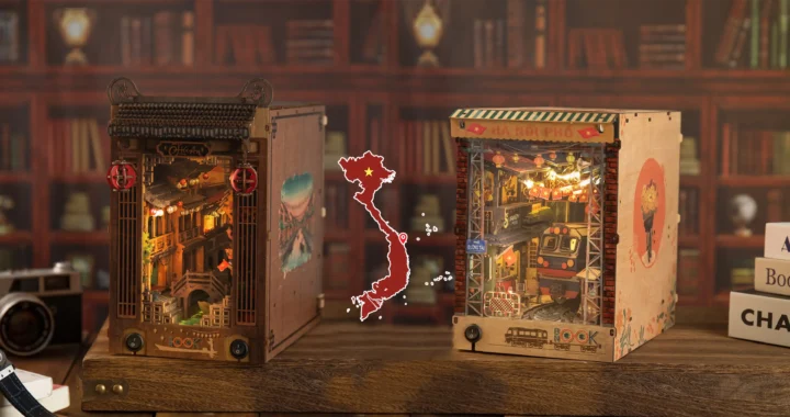 Book Nook: Robotime, Cutebee hay Book Nook VN?