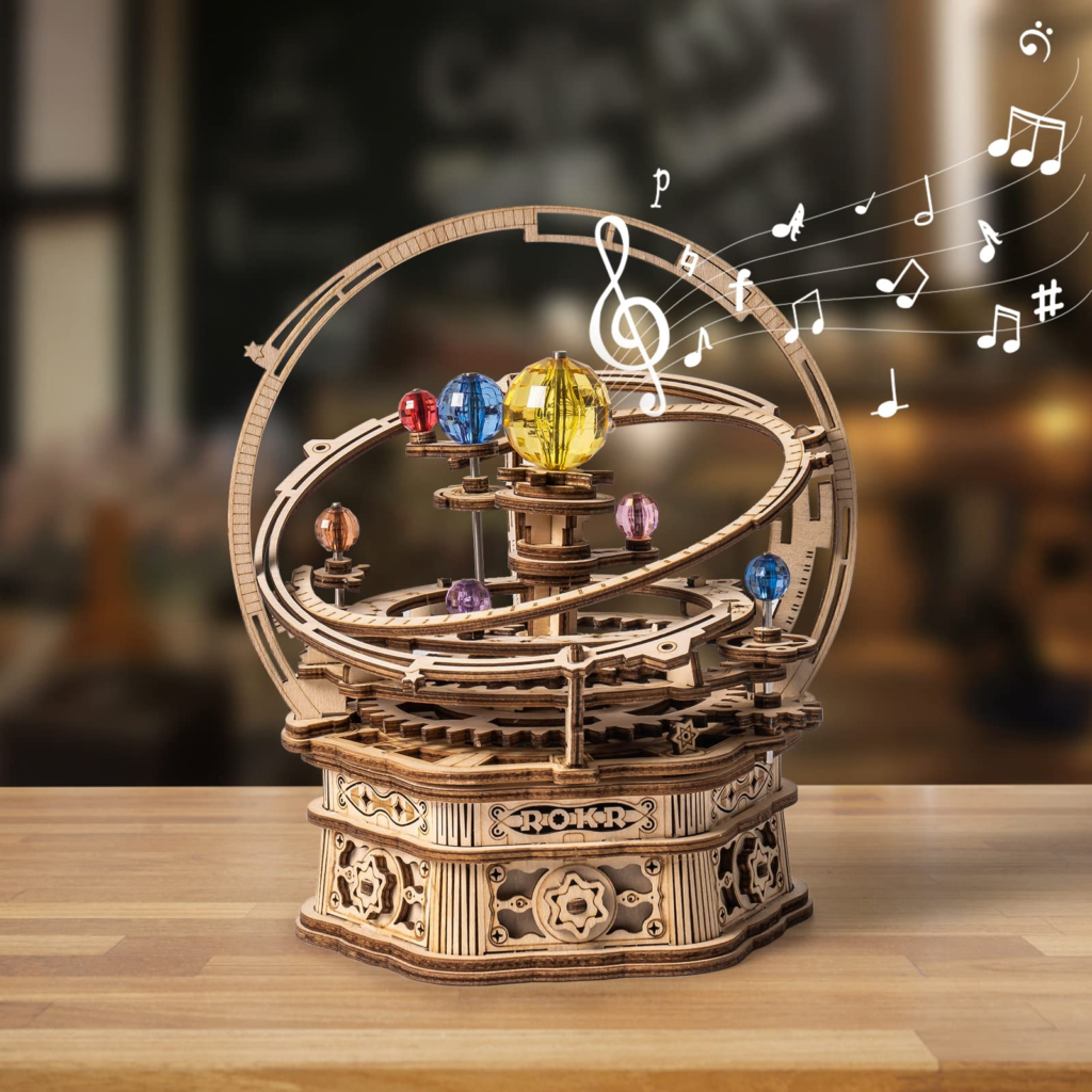 ROKR Starry Night Orrery Mechanical Music Box AMK51