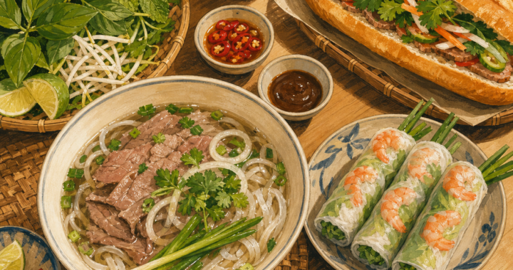 Quán ăn Việt tiếng Anh: quán vỉa hè, quán địa phương & món ăn