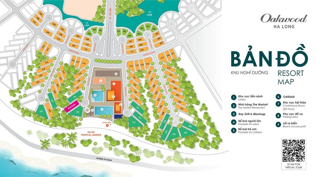 oakwood ha long resort map
